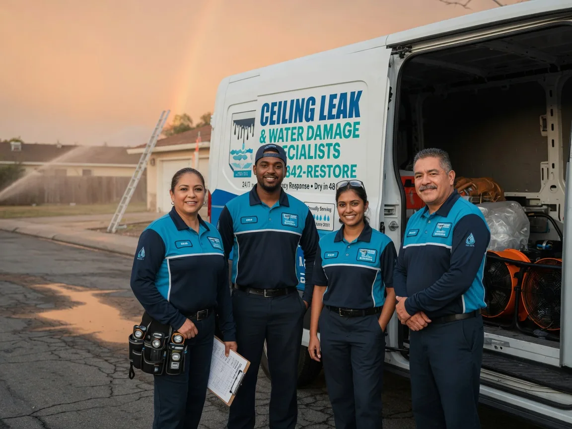Ceiling Leak Cleanup company in Mount Victory, OH
